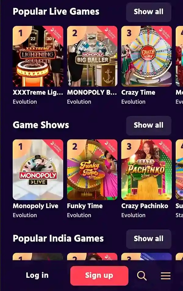 MMY app download screen